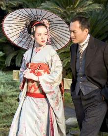 Ziyi Zhang and Ken Watanabe in Memoirs of a Geisha.