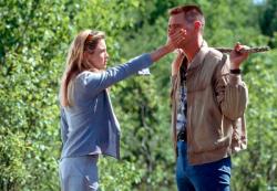 Renee Zellweger and Jim Carrey in Me, Myself, & Irene. Renee Zellweger and Jim Carrey in Me, Myself, & Irene.
