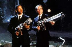 Will Smith and Tommy Lee Jones in Men in Black.