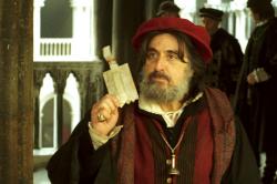 Al Pacino as Shylock in The Merchant of Venice. Al Pacino as Shylock in The Merchant of Venice.