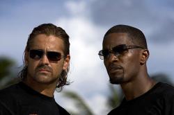 Colin Farrell and Jamie Foxx in Miami Vice.