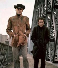 Jon Voight and Dustin Hoffman in Midnight Cowboy.