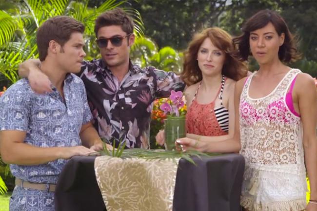 Adam Devine, Zac Ephron, Anna Kendrick and Aubrey Plaza in Mike and Dave Need Wedding Dates