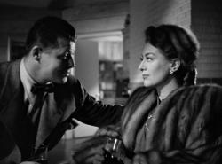 Jack Carson and Joan Crawford in Mildred Pierce.