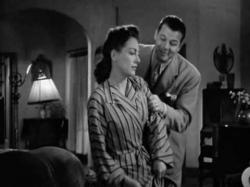 Joan Crawford and Jack Carson in Mildred Pierce