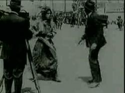 Charlie Chaplin drags it up. Charlie Chaplin drags it up.