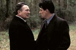 Albert Finney and Gabriel Byrne in Miller's Crossing. Albert Finney and Gabriel Byrne in Miller's Crossing.