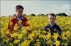Lewis Owen McGibbon and Alexander Nathan Etel in Millions. Lewis Owen McGibbon and Alexander Nathan Etel in Millions.