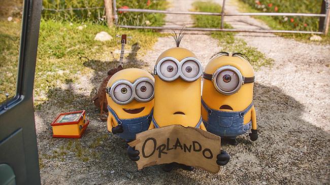 Bob, Kevin, and Stuart in Minions.