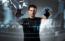Tom Cruise in Minority Report. Tom Cruise in Minority Report.