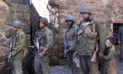 Michael Ealy, Laz Alonso, Derek Luke, Omar Benson Miller, and Matteo Sciabordi in Miracle at St. Anna. Michael Ealy, Laz Alonso, Derek Luke, Omar Benson Miller, and Matteo Sciabordi in Miracle at St. Anna.