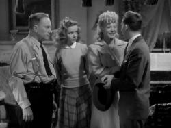 William Demarest , Diana Lynn, Betty Hutton and Eddie Bracken in The Miracle of Morgan's Creek. William Demarest , Diana Lynn, Betty Hutton and Eddie Bracken in The Miracle of Morgan's Creek.