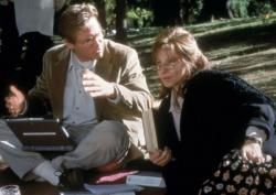 Jeff Bridges and Barbra Streisand in The Mirror has Two Faces. Jeff Bridges and Barbra Streisand in The Mirror has Two Faces.