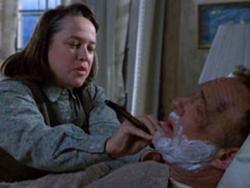 Kathy Bates and James Caan in Misery