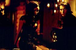 Thandie Newton and Tom Cruise in Misison Impossible II.