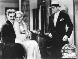 Groucho, Thelma Todd and Harry Woods in Monkey Business.