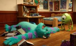 Sully, voiced by John Goodman, and Mike (voiced by Billy Crystal) are reunited in Monsters University, the prequel to Monsters Inc. Sully, voiced by John Goodman, and Mike (voiced by Billy Crystal) are reunited in Monsters University, the prequel to Monsters Inc.