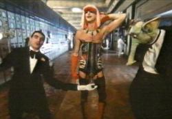 Terry Jones, Graham Chapman and an elephant headed butler in Monty Python's Meaning of Life. Terry Jones, Graham Chapman and an elephant headed butler in Monty Python's Meaning of Life.