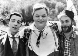 Buster Keaton, Roscoe Arbuckle and Al St. John in Moonshine.