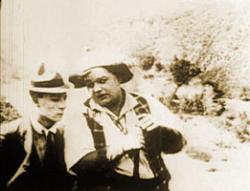 Buster Keaton and Fatty Arbuckle in Moonshine. Buster Keaton and Fatty Arbuckle in Moonshine.