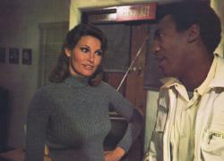 Raquel Welch and Bill Cosby in Mother, Jugs & Speed.