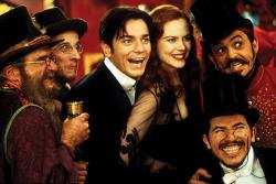 Ewan McGregor, Nicole Kidman and John Leguizamo in Moulin Rouge.