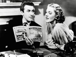 James Stewart and Jean Arthur in Mr. Smith Goes to Washington. James Stewart and Jean Arthur in Mr. Smith Goes to Washington.