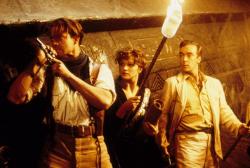 Brendan Fraser, Rachel Weisz and John Hannah in The Mummy.