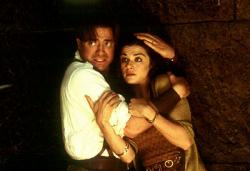 Brendan Fraser and Rachel Weisz in Mummy Returns.