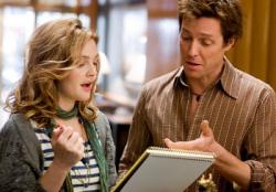 Drew Barrymore and Hugh Grant in Music and Lyrics. Drew Barrymore and Hugh Grant in Music and Lyrics.