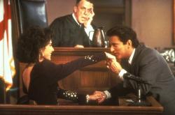 Marisa Tomei, Fred Gwynne, and Joe Pesci in My Cousin Vinny.