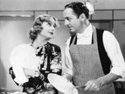 Carole Lombard and William Powell in My Man Godfrey.