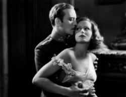 Conrad Nagel and Greta Garbo in The Mysterious Lady.