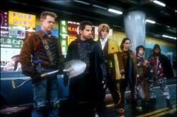 William H. Macy, Ben Stiller, Hank Azaria, Janeane Garofalo, Paul Reubens and Kel Mitchell in Mystery Men. William H. Macy, Ben Stiller, Hank Azaria, Janeane Garofalo, Paul Reubens and Kel Mitchell in Mystery Men.