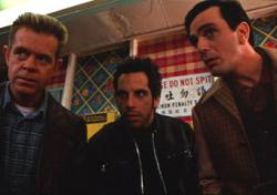 William H. Macy, Ben Stiller and Hank Azaria in Mystery Men. William H. Macy, Ben Stiller and Hank Azaria in Mystery Men.