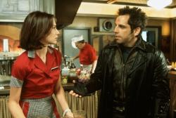 Claire Forlani and Ben Stiller in Mystery Men.