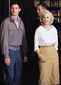 Eddie Redmayne and Michelle Williams in My Week with Marilyn