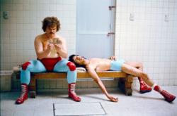 Jack Black and Hector Jimenez in Nacho Libre.