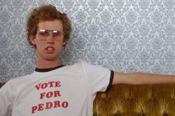 Jon Heder in Napoleon Dynamite. Jon Heder in Napoleon Dynamite.