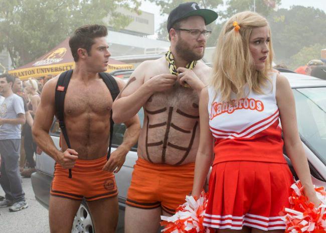 Zac Efron, Seth Rogen and Rose Byrne in Neighbors 2: Sorority Rising