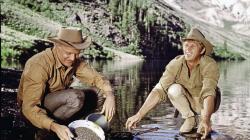 Brian Keith and Steve McQueen in Nevada Smith.