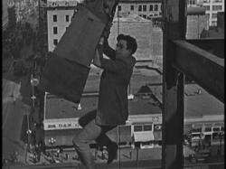 Harold Lloyd in Never Weaken. Harold Lloyd in Never Weaken.
