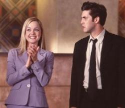 Marisa Coughlan and Jordan Bridges in New Suit. Marisa Coughlan and Jordan Bridges in New Suit.