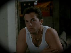 Adam Baldwin somewhere between Tony Manero and Tony Soprano.