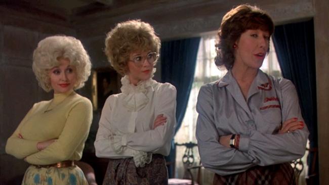 Dolly Parton, Jane Fonda and Lily Tomlin in 9 to 5