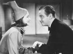 Greta Garbo and Melvyn Douglas in Ninotchka.