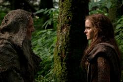 Anthony Hopkins and Emma Watson in Noah.