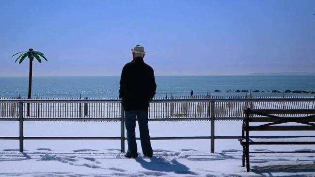 Norman Lear on the Coney Island Boardwalk in Norman Lear: Just Another Version of You.