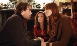 Stanley Weber, Amy Manson and Karen Gillan in Not Another Happy Ending. Stanley Weber, Amy Manson and Karen Gillan in Not Another Happy Ending.