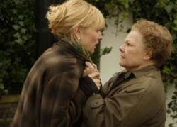Cate Blanchett and Judi Dench face off in Notes on a Scandal. Cate Blanchett and Judi Dench face off in Notes on a Scandal.